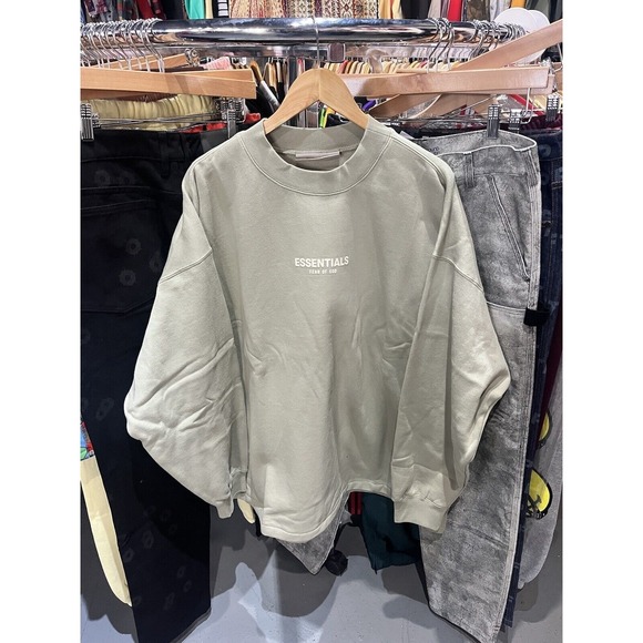Fear of God Other - Fear of God Essentials Seafoam Crewneck Sweatshirt Size XL New With Tags